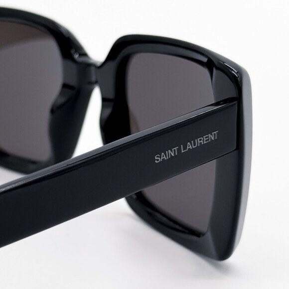 NEW SAINT LAURENT SUNGLASSES, SAINT LAURENT WOMEN BLACK SL497 001 - Picture 6 of 10